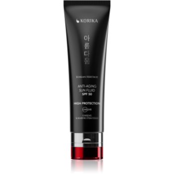 KORIKA Korean Heritage Ginseng & Marine Stem Cells Anti-aging Sun Fluid SPF 50 protective fluid împotriva îmbătrânirii pielii - imagine 2